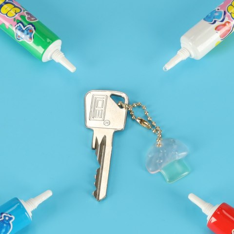 Klej magiczny UV światłoutwardzalny do robienia biżuterii 3D 4 sztuki zapas