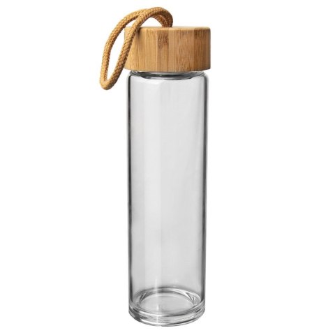 Butelka na Wodę Napoje Szklana z Sitkiem Fitrowanie Szczelna ORION 450 ml