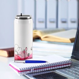 Kubek Termiczny Termos Bidon Dekoracyjny Kwiat Puszka ORION 500 ml