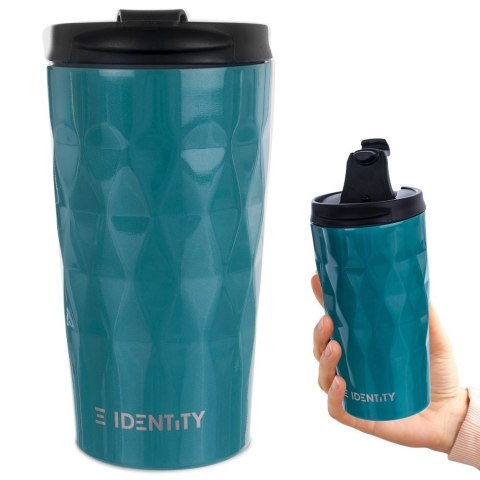 Kubek Termiczny Stalowy Niebieski 430 ml