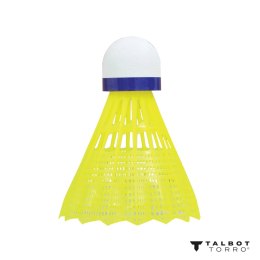 Lotki do Badmintona Nylonowe Żółte Wytrzymałe TALBOT TORRO MEDIUM 6 szt.