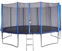 Trampolina Czarno-Niebieska Ogrodowa Z Siatką SPARTAN GmbH