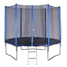 Trampolina Czarno-Niebieska Ogrodowa z Siatką 180 cm SPARTAN GmbH