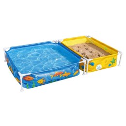 Zestaw Basen Brodzik Ogrodowy i Piaskownica dla Dzieci do Zabawy 213 x 122 Bestway