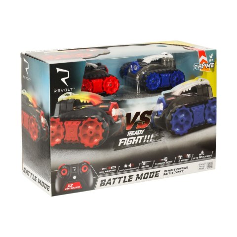 Autka na gąsienicach na pilota RC REVOLT TG1004T Battle Tanks Pojedynek Laserowy 2.4GHz LED Efekty Dźwiękowe Off-Road