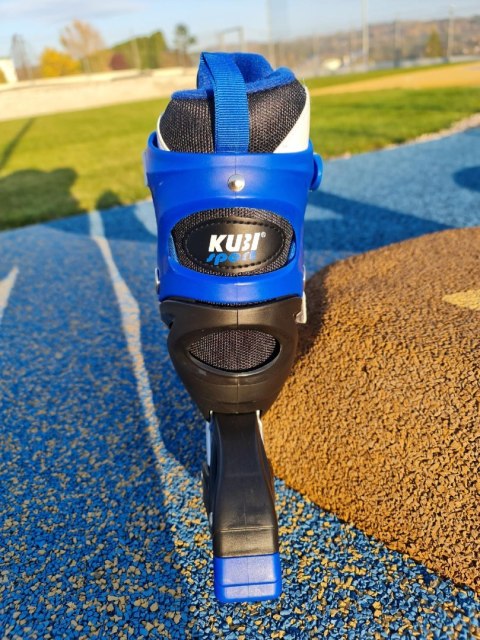 Rolki dla Dzieci Dziecięce Regulowane Niebieskie Solidne KUBISPORT r. 39-42