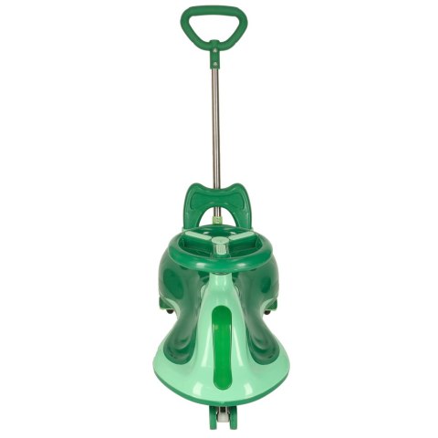 Jeździk grawitacyjny LED Swing FIX S2 skuter z rączką zielony max 100kg