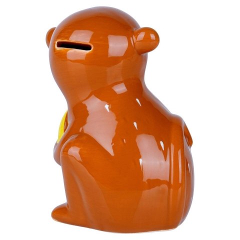Skarbonka Ceramiczna Małpka na Prezent dla Dzieci Dorosłych VILDE 12x16,5cm