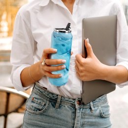 Kubek termiczny puszka niebieska 700 ml