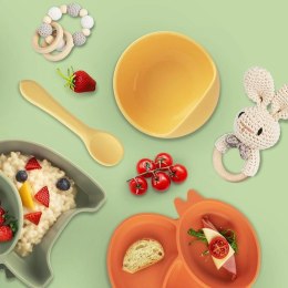 Miseczka dla Dziecka 12 cm 360 ml Silikonowa z Przyssawką Żółta ORION Grupa Orion Sp. z o.o.