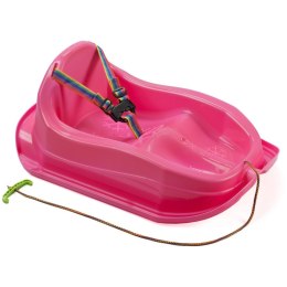 Jabłuszko Ślizg na Śnieg Bobslej dla Dzieci MARMAT Pink MASTER SPORT s.r.o.