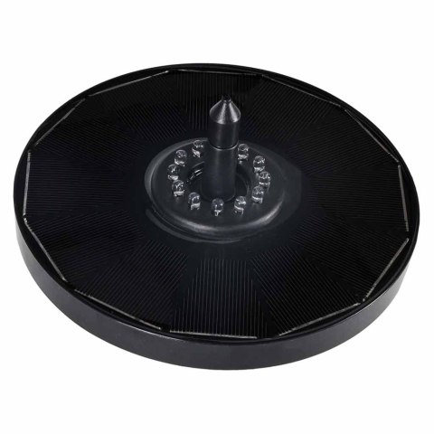 Fontanna solarna LUARO do oczka wodnego ogrodowa pompa pływająca LED RGB 16cm