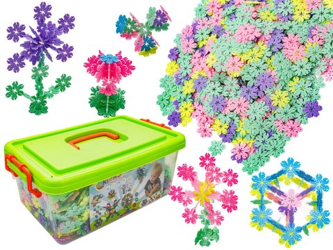 Klocki Konstrukcyjne, Rzepy, Kreatywne Rzepki Czepki Płatki Śniegu ok. 2500 Sztuk 3,1CM