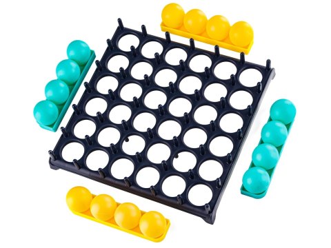 Rodzinna Gra Zręcznościowa BOUNCE GAME, Układanka, Karty, Piłeczki