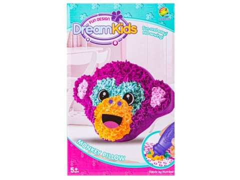 Kreatywny Zestaw Wyszywanka, Maskotka, Pluszak Do Szycia, Poduszka Do Ozdobienia DIY MAŁPKA