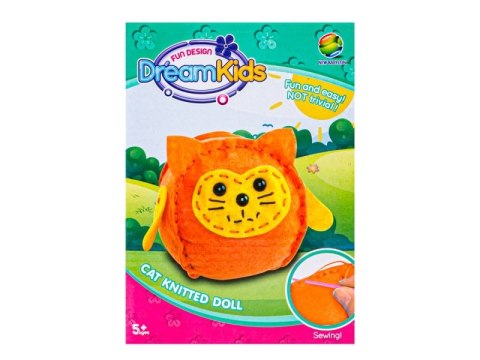 Kreatywny Zestaw Wyszywanka, Maskotka, Pluszak Do Szycia Zwierzęta Domowe KOTEK