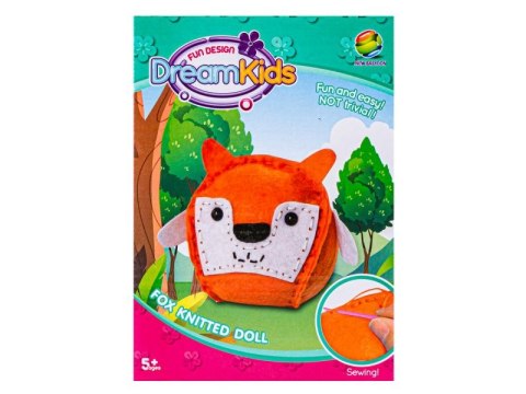 Kreatywny Zestaw Wyszywanka, Maskotka, Pluszak Do Szycia Zwierzęta Leśne LISEK