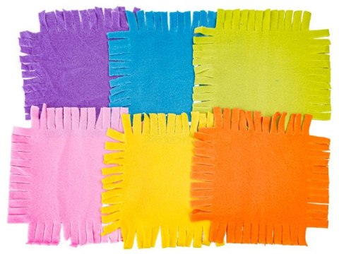 Kreatywny Zestaw, Wyszywanka, Pluszowy KOCYK Do Szycia DIY PATCHWORKOWA NARZUTKA KOC