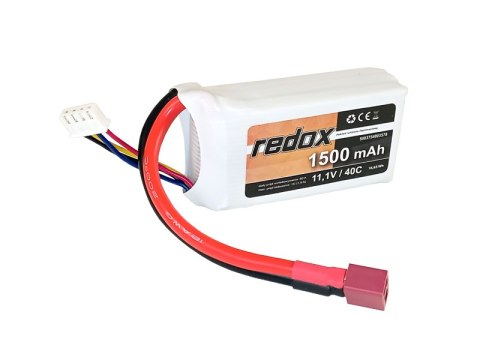 Akumulator Redox 1500 mAh 11,1V 40C - pakiet LiPo