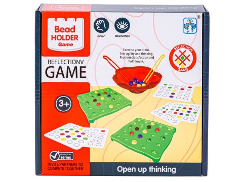 Edukacyjna gra na refleks Karty, Układanka, Kolorowe kulki + 30 kart