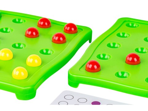 Edukacyjna gra na refleks Karty, Układanka, Kolorowe kulki + 30 kart