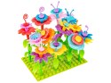 Klocki konstrukcyjne w kuferku, Ogród Kwiatki, Zestaw Do Zbudowania Kwiatowej Kompozycji 135 El.