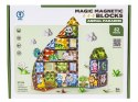 Konstrukcyjne Klocki Magnetyczne ZWIERZĘTA 82 El.