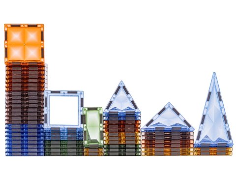 Konstrukcyjne Klocki Magnetyczne ZWIERZĘTA 82 El.