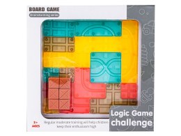 Logiczna układanka, Gra planszowa, Plansza + Kolorowe klocki