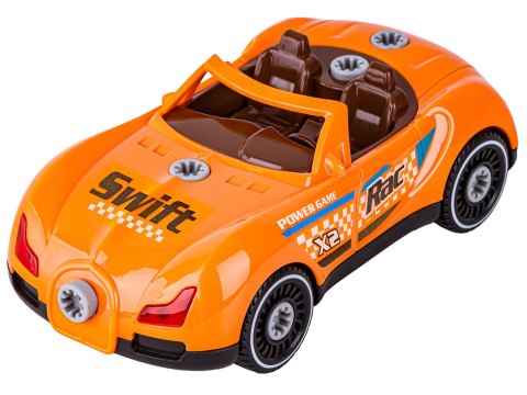 Sportowy, Terenowy Samochód do rozkręcania i skręcania 3w1 TUNING + Wkrętarka, Monster Truck