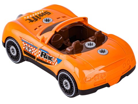 Sportowy, Terenowy Samochód do rozkręcania i skręcania 3w1 TUNING + Wkrętarka, Monster Truck