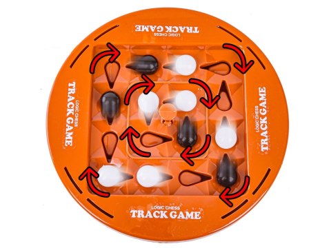 Gra planszowa, strategiczna Szachy Logiczne "Track game" 4 W Rzędzie
