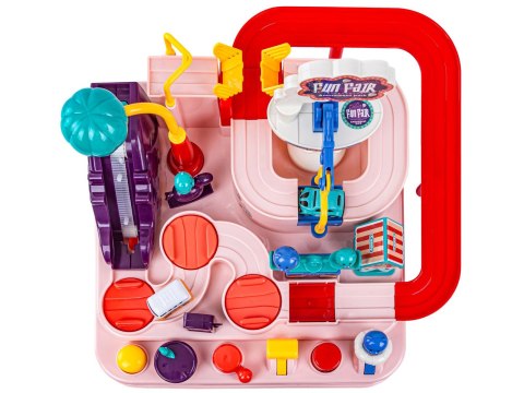 Interaktywny Tor Przeszkód + Pojazdy, Zjazd Samochodowy Parking Zjeżdżalnia