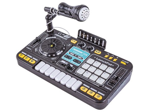 Konsola Dj dla dzieci Organki Zabawka muzyczna Elektroniczny Mikser Kontroler Mikrofon Konsoleta Światło LED