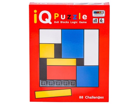 Logiczna gra zręcznościowa IQ Puzzle, Układanka, Łamigłówka, Kolorowe klocki