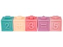 Miękkie Klocki Sensoryczne, Cyferki, Figury geometryczne, Kształty 12 sztuk, Edukacyjny zestaw klocków dla malucha