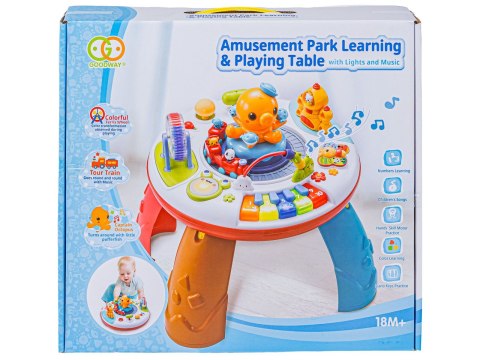 Multifunkcyjny Edukacyjny Muzyczny Stolik Dla Dzieci OŚMIORNICA Pianinko Ciuchcia