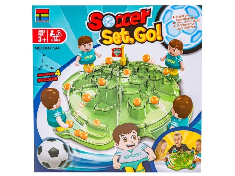 Rodzinna gra zręcznościowa, planszowa PIŁKA NOŻNA "Soccer Set, Go! mini Piłkarzyki