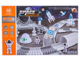 TOR WYŚCIGOWY Samochodowy Stacja Kosmiczna, KOSMOS Rakieta Kosmiczna 332 el.