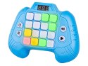Zabawka Na Pamięć KONTROLER NIEBIESKI Gamepad Edukacyjna gra dla dzieci Pad Konsola Memory 16 klawiszy