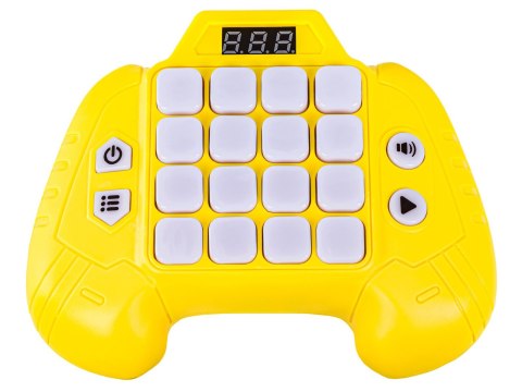 Zabawka Na Pamięć KONTROLER ŻÓŁTY Gamepad Edukacyjna gra dla dzieci Pad Konsola Memory 16 klawiszy
