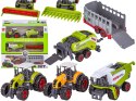 Zestaw 3 Pojazdów, Maszyny Rolnicze, 2 x Traktor, Kombajn, Farma