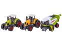 Zestaw 3 Pojazdów, Maszyny Rolnicze, 2 x Traktor, Kombajn, Farma
