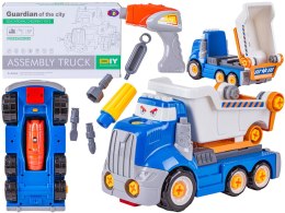 Ciężarówka Wywrotka Samochód do rozkręcania i skręcania + Wkrętarka Auto