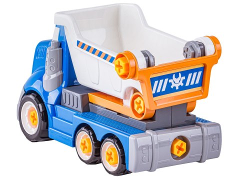 Ciężarówka Wywrotka Samochód do rozkręcania i skręcania + Wkrętarka Auto