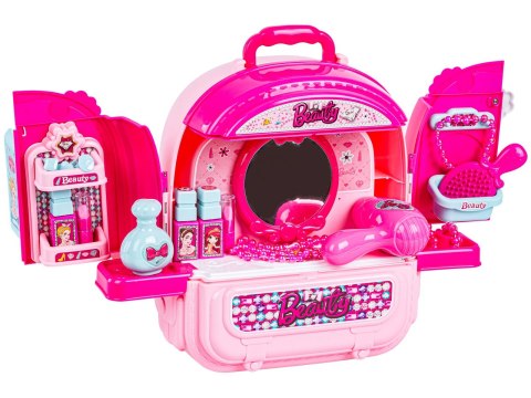 Domek Dla Lalek Toaletka W Walizce Plecak Zestaw 3w1 + Akcesoria