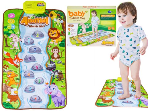 Edukacyjna Muzyczna Mata Sensoryczna Dla Dzieci ZWIERZĘTA