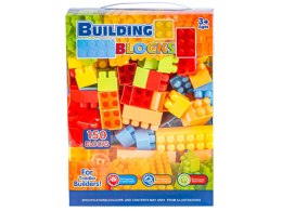 Klocki Konstrukcyjne Dla Dzieci Duży Zestaw Kolorowych Klocków 150 El. Układanka