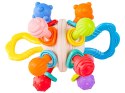 Kolorowa Zabawka Sensoryczna Gryzak Grzechotka Kula Gryzaki Wypustki