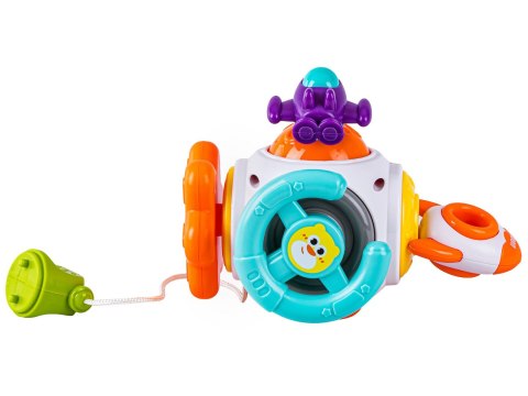 Kostka Sensoryczna Edukacyjna Interaktywna Zabawka Stacja Kosmiczna Rakieta